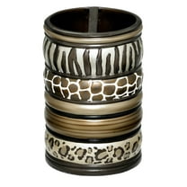 Popular Bath Safari Stripes Bath Collection - Bathroom Tooth Brush Holder