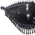 thumbnail image 5 of Slccxzc Fabric Tricorn Pirate Hat Lace Floral Decor Adult Headwear, 5 of 7