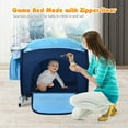 Costway Foldable Portable Baby Crib Playpen Travel Infant Flat
