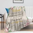 thumbnail image 2 of LHSHID Retirement Throw Blanket Soft Fuzzy Warm Flannel Blankets for Women Men Light Blue Modern Throws Farewell Gift for Coworker 50x60in, 2 of 6
