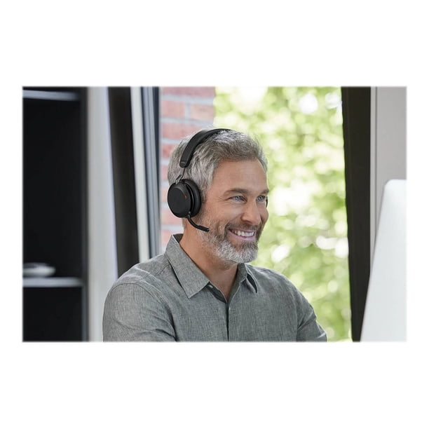 Jabra Evolve2 75 - Headset - on-ear - Bluetooth - wireless