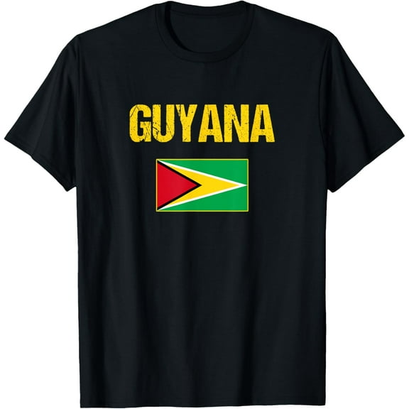 Guyana T-shirt Guyanese Flag Tee For Men Women Youth Kids T-Shirt