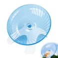 thumbnail image 1 of Pet Exercise Running Wheel for Hamsters Gerbils Small Animals, Quiet & Safe Plastic Spinner, White Blue Activity Toy, Multiple Sizes Available for Rodents, 1 of 8
