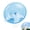 blue, variant on Blue Hamster Running Wheel Disc Silent No-Stuck Feet Exercise Spinner for Syrian Hamsters, Gerbils, Squirrels, Hedgehogs - 7.09 Inch Plastic Pet Treadmill