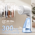thumbnail image 6 of HiLIFE Upgraded Steamer for Clothes, Handheld & Portable, 1100W Powerful Steam, 300ml Big Capacity & No Leak Design, 30S Fast Heat-up, Quick Wrinkle Remover, Compact Size for Travel, ONLY 120V, 6 of 7
