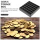 thumbnail image 5 of Coin Storage Box Market Coin Holder Box for Storage Use 2Pcs Black Set, 5 of 5