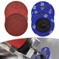 thumbnail image 2 of 100Pcs 36/60/80 Grit Sanding Grinding Disc Aluminum Oxide Roll Lock Die Grinder, 2 of 5
