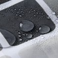 thumbnail image 5 of Cortina de ducha Cortina antimoho para baño Tela de poliéster Cortina de bañera decorativa impermeable con 12 ganchos de anillos de cortina-P, 5 of 5