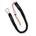 thumbnail image 3 of Retractable Leash Safety Rope Heavy Duty Clip Bungee Cord Shock Cord Stopper for Construction Rappelling Roofing Hiking Camping gourd, 3 of 10