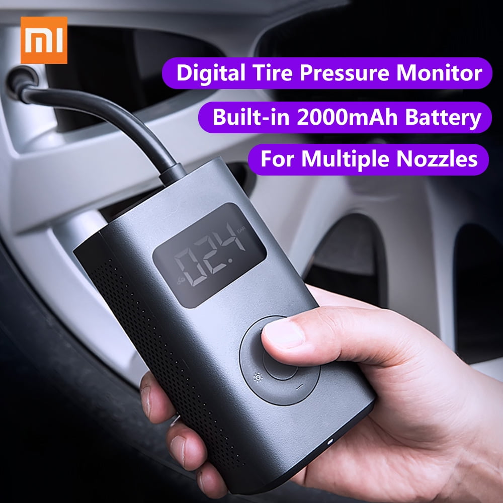 Xiaomi Mijia Tire Inflator Car Air Pump Compressor Electric Tire Pressure Tester 