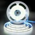 thumbnail image 3 of Clearhill 5V USB COB LED Strip Lights,6.56FT/2M,Cool White 6500K,320LEDs/M,8mm Width,Not Waterproof IP20,1M USB Cable,Flexible LED Tape Light for DIY Home Indoor Decoration, 3 of 9