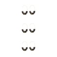 thumbnail image 3 of Pendientes Sonducket estilo sencillo con estampado de leopardo en forma de U joyería de moda, 3 of 6