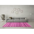 thumbnail image 3 of Ahgly Company Indoor Rectangle Abstract Pink Modern Area Rugs, 2' x 3', 3 of 4