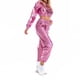 thumbnail image 5 of Puntoco Mujer Moda Holográfica Streetwear Club Cool Shiny Causal Pantalones Puntoco Puntoco-5987, 5 of 9
