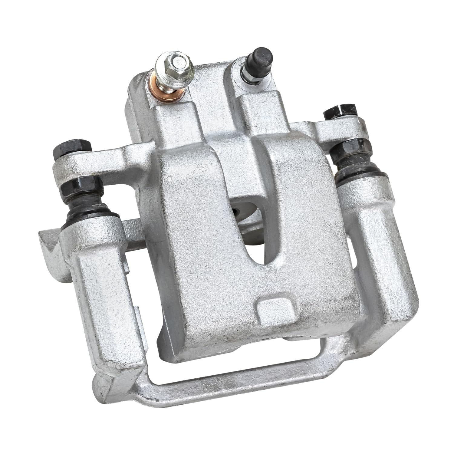 Detroit Axle - Pair Rear Brake Calipers w/Brackets Replacement for Dodge Charger Challenger Magnum 300