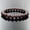 garnet, variant on 10pcs 8mm Natural Gemstone Beads Stretchy Bracelet Agate Jade Crystal Healing-garnet-7 1/2"(26pcs beads)