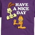 thumbnail image 2 of Garfield - Have A Nice Day - Garfield and Odie - Men's Short Sleeve Graphic T-Shirt, 2 of 4