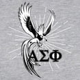 thumbnail image 3 of CafePress - Alpha Sigma Phi Phoenix Black Long Sleeve T Shirt - Womens Baseball Tee, 3 of 4