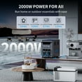 thumbnail image 3 of ABOK Ark2000 3072Wh Home Defender Kit – 2000W Power Station with 1 Extra Battery for 2-Day Whole Home Backup, 3 of 11
