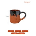 thumbnail image 6 of Sowpeace Brown Terracotta Mug of Happiness Coffee Mug15 oz Pack 1, 6 of 7