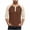 Brown, variant on RYRJJ Summer Henley Shirts for Men Raglan 3/4 Sleeve Jersey Baseball T-Shirts Casual Cotton Sport Athletic Tee Tops(Hot Pink,3XL)