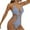 90 Blue, variant on Feimerou Cut Out One Piece Bathing Suit for Women Tie Back Monokini High Waisted Swimwear Tie Side Cheeky Ribbed Swimsuits