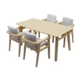 thumbnail image 1 of Juego de mesa y sillas para casa de muñecas Muebles en miniatura Colecciones de accesorios para casa de muñecas 57x28x25 pulgadas, 1 of 9