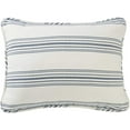 thumbnail image 4 of HiEnd Accents Prescott Stripe Coastal Duvet Cover Set, Super Queen, Navy 3 PC, 4 of 4