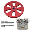 thumbnail image 3 of 7 Inch Empty Tape Reel, Aluminum Alloy Universal Open Reel Sound Tape Disc for   Studer Machine Parts, Repair Recorder or Replace for Premium Sound Quality, 3 of 7