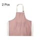 thumbnail image 3 of DELANTAL DE COCINA REGALWOVEN 2 Paquete 29.53"x26.77" Ajustable Impermeable con 2 Bolsillos, Rayas Rojas, 3 of 5