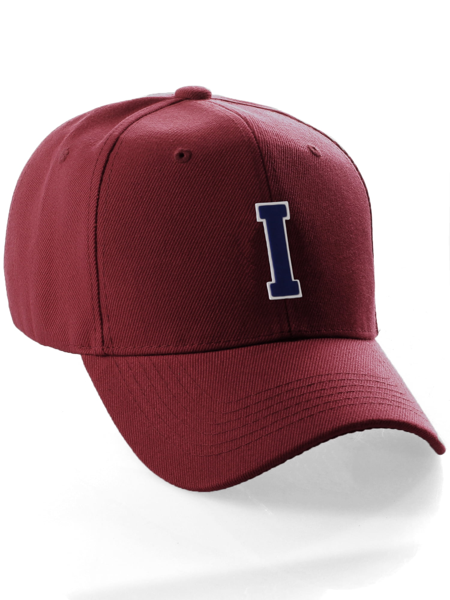 burgundy baseball hat