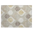 thumbnail image 2 of Addison Rugs Chantille Indoor/Outdoor Transitional Mid-century Modern Beige Washable Rectangle Rug, 1'8" x 2'6", 2 of 6