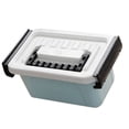 thumbnail image 3 of Clothes Storage Organizer, Plastic Carrying Box Wear Resistance With Lid For Home Travel Office, 3 of 8