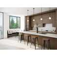 thumbnail image 3 of Z-Lite Neutra Clear Glass Steel Mini Pendant in Matte Black and Polished Brass, 3 of 5