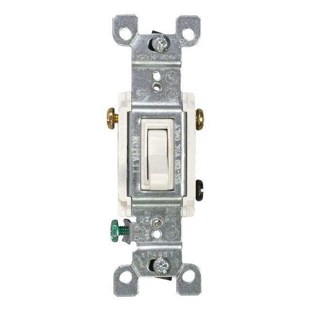 Interruptor Para Iluminacion Leviton Palanca Blanco 120V