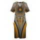 thumbnail image 3 of Fire Spirit-vestido largo holgado con bolsillos para mujer ropa de verano mono naranja, 3 of 6