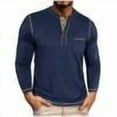 thumbnail image 1 of Chbgutlmr Shirts for Men Button Long Sleeve Slim Fitting Comfy Fall Casual Work Office Shirts Tops Pockets, 1 of 8