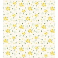 thumbnail image 3 of Botanical Duvet Cover Set, Daisy Petals Flowering Gardening Blossoms Bouquets Fragrance Season, Decorative 2 Piece Bedding Set with 1 Pillow Shams, Twin Size, Reseda Green and Mustard, by Ambesonne, 3 of 3