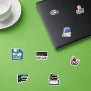 35pcs Quirky Programmer Stickers Tech Humor Graffiti Engineer Coding Stickers for Laptops Notebooks Suitcases