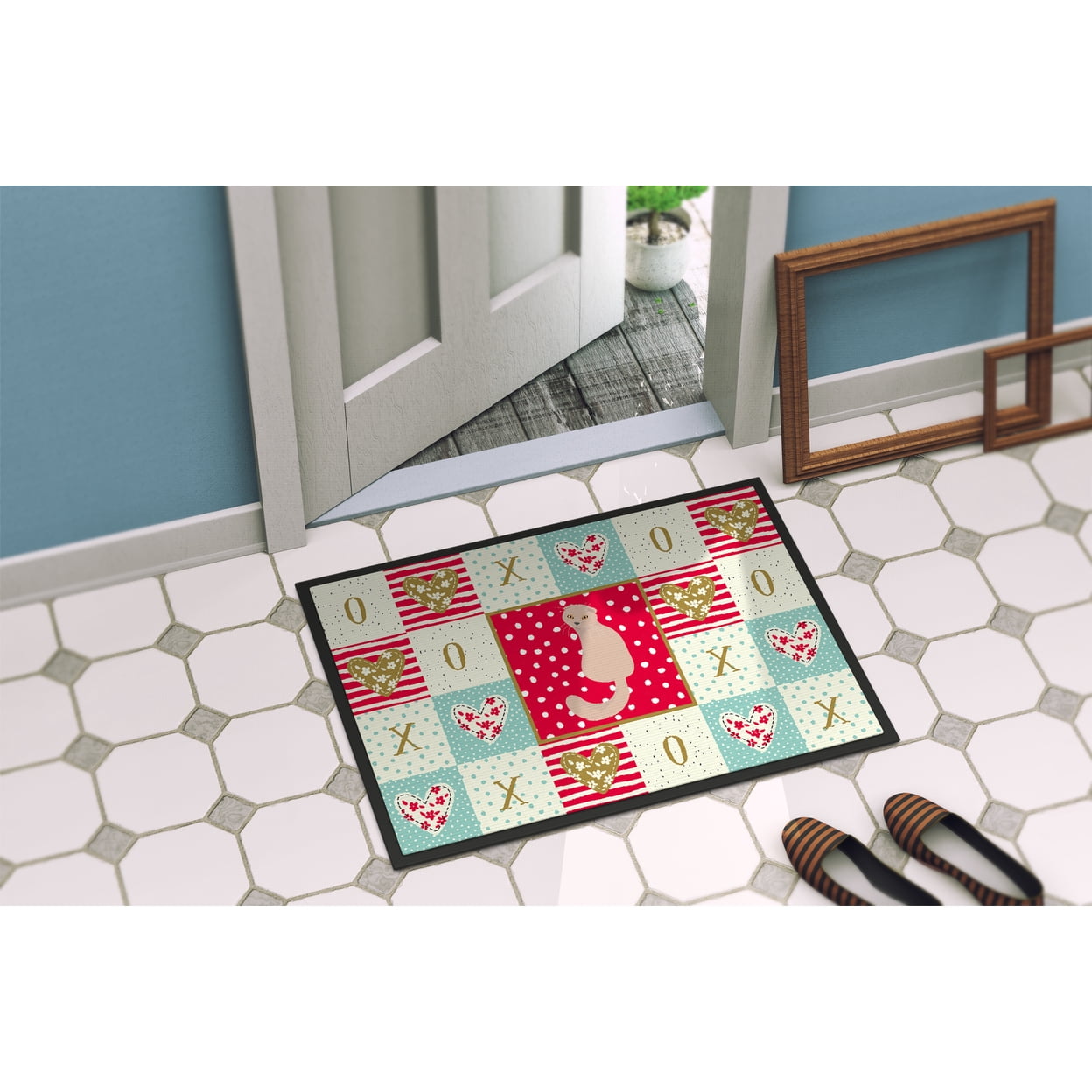 Scottish Fold Cat Love Door Mat