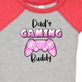 thumbnail image 4 of Inktastic Dad's Gaming Buddy Pink Controller Boys or Girls Baby Bodysuit, 4 of 5