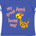 thumbnail image 4 of Inktastic My Great Aunt Loves me- cute giraffe Boys or Girls Toddler T-Shirt, 4 of 5