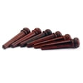 thumbnail image 4 of EeaseCA 6 PCS Rosewood Bridge String Pegs for Folk Acoustic Guitar Musical Stringed Instruments Guitar Parts Accessories, 4 of 7