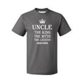 thumbnail image 1 of Promotion & Beyond UNCLE King Myth Legend Father's Day Gift Men's T-shirt, Charcoal, S, 1 of 2