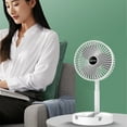 Yyeselk Stretchable Fan, Fan Portable, 3 Speeds Desktop Table Fan, Plug