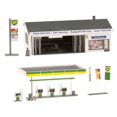 thumbnail image 1 of Faller 130345 Gas Station with Service Bay HO Scale Building Kit, 1 of 4