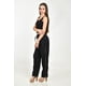 thumbnail image 2 of Pantalon de lino con detalle lateral Roman Fashion /Juvenil, 9204 (Negro) negro CH, 2 of 5