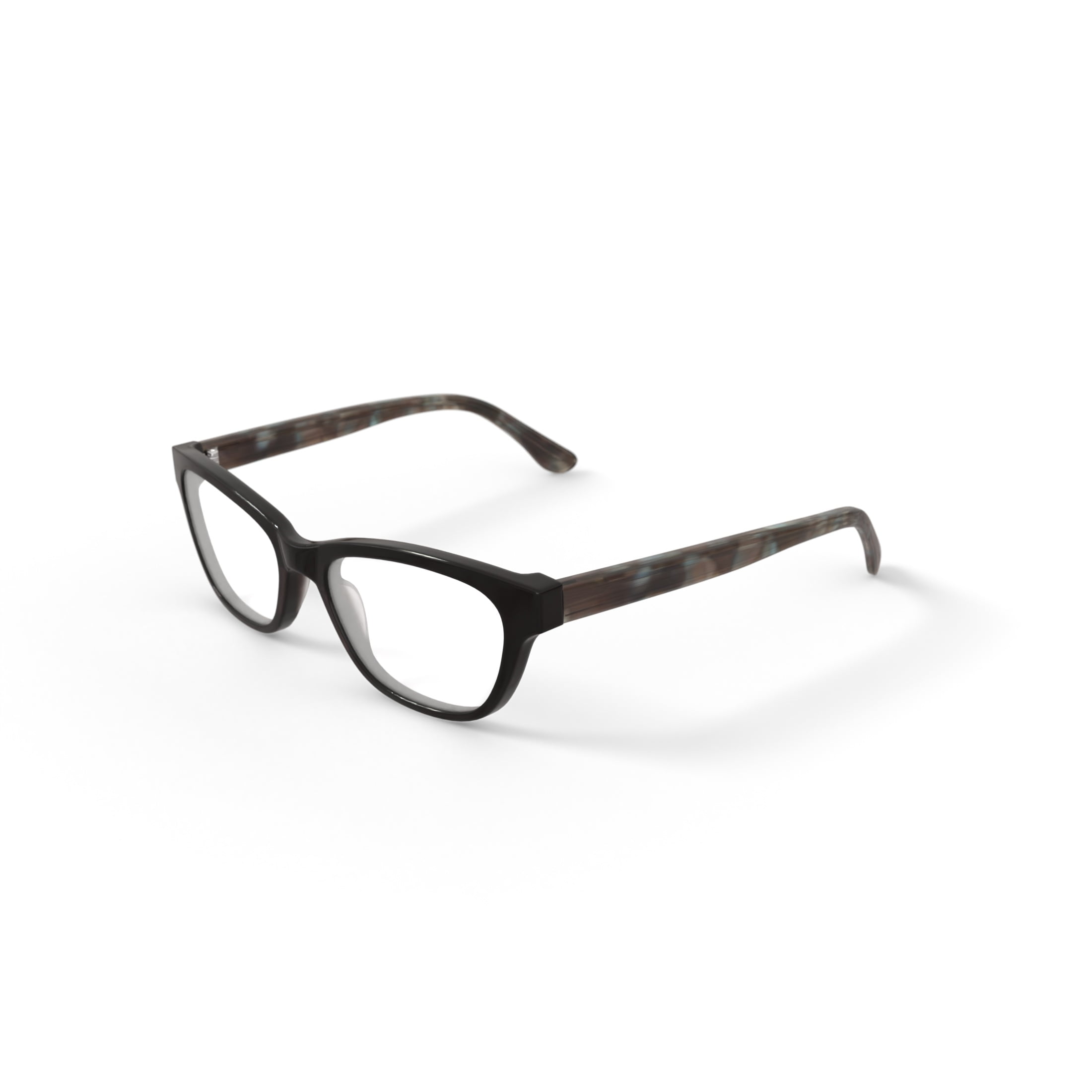 Walmart Women's FM17190 Square Prescription Eyeglasses with Case, Brown