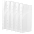 thumbnail image 1 of WEUVEB 5Ud Bolsillos Transparentes Para Archivador Con 6 Agujeros Insertos Para Presupuesto En Material PP Resistente, 1 of 7