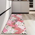 thumbnail image 4 of Pioneer Flower Floral Print Pattern Kitchen Rug Mat,Kitchen Runner Rugs Non Skid Washable,Decorative Kitchen Floor Mats for Kitchen,Sink,Laundry,17"X47", 4 of 5